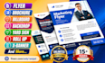 design a professional flyer or handout for your business
