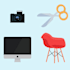 create any flat design illustration