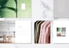 design a stylish magazine or brochure layout and cover