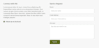 design a static website with interaction