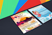 create stunning flyer or postcard in any style