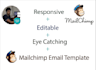 design editable, responsive mailchimp email template