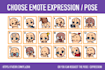 create express custom emotes, sub badges for twitch, discord