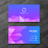 design double sided business card with a revision