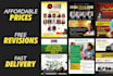 design your business  or event flyer