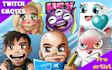 create emotes for twitch, youtube, tiktok, kick or facebook emojis