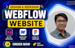 design a modern webflow website or convert figma to webflow