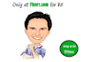 create cartoon, caricature, or story portrait of picture