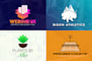 do modern and minimalist logo designs for businesses