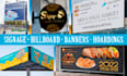 design poster signage expo display, billboard outdoor banner