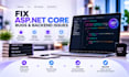 fix asp net core bugs and backend issues