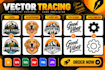vector tracing, convert image to vector file, vector logo, vectorize image