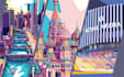 do vibrant and stylish wpap portraits