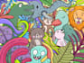 do an extraordinary doodle for you using procreate