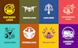 design two minimalist modern logo concepts