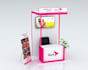 kiosk, exhibition stands and stalls in 3d design