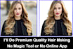 do photoshop hair masking perfectly