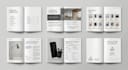 do awesome modern product catalog lookbook sell sheet design