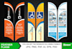 design creative and high resolution custom feather flags