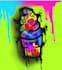 custom make great and bright graffiti