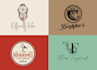 create hand drawn illustration logo design