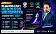 build a headless wordpress website with react or next