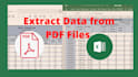 convert pdf to excel