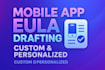 write you a customised mobile application eula