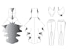 draw technical flat illustrations