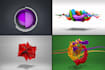create 10 clean youtube logo intros or outros in 24 hours