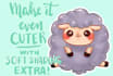 draw cute characters for you