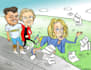 draw a political cartoon or caricature