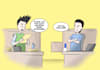 draw a single panel cartoon comic strip