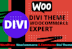 build ecommerce website with divi theme and divi builder