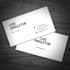 design minimalist and other double sided business card