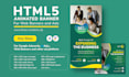 design attractive animated HTML5 banner ads