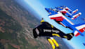 promote your logo and website in flying jet skydive video