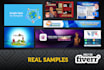 design amazing header or banner