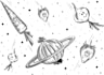draw a sketch or line art of any illustration