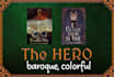 create an epic fantasy book cover