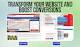 design or redesign a responsive wordpress website using elementor