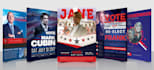 design polished political flyer, poster, banner, postcard for election campaign