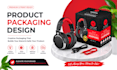 design professional product packaging, box and label design