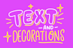 illustrate your text in my hand lettering style