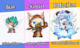 draw any characters or fanart in cute anime chibi style