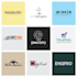 design flat minimalist logo by creating negative space