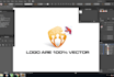 design vector based modern or 3d logo