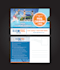 do referral card, thank you card, header card design