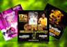 design club, party, sports, motion and event flyer or poster