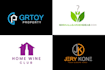 create a geometry minimalist  logo for your business